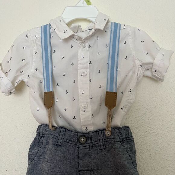 H&M Shirt and Shorts 6-9 months - Picture 3 of 7